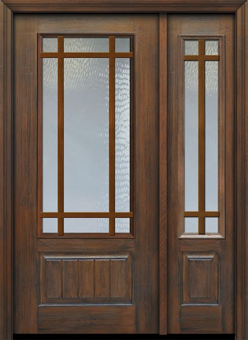 Craftsman Prairie Exterior French, 9 Patio Door
