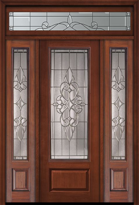 Victorian Exterior Door 1 3 4 By, Fiberglass Entry Doors With Sidelights And Transom