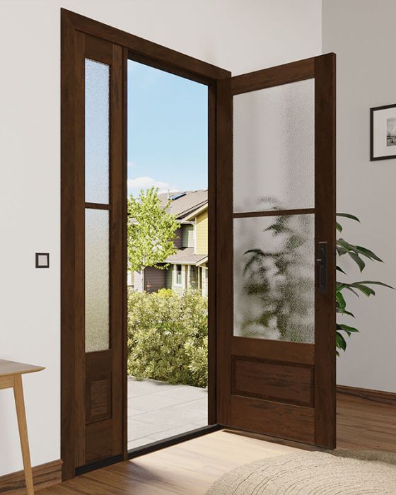 Groping Ancient times dish Check Out the Modern FarmHouse Exterior, French/ Patio, Interior door - by  US Door & More Inc | Stylish Door with One Sidelite door constructed with  Wood & Mahogany