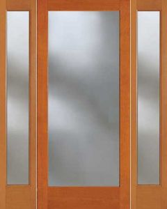 Full Lite Exterior Fir Door, Sidelites, 7001