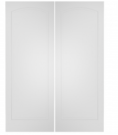 2010C Wood Arched Panel  Ovolo Double Interior Door