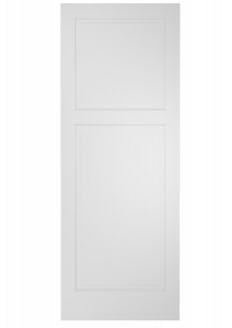 202E Wood 2 Panel  Transitional Ovolo Single Interior Door