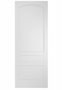 203AC Wood 3 Panel Transitional Arch Top Panel Ovolo Single Interior Door