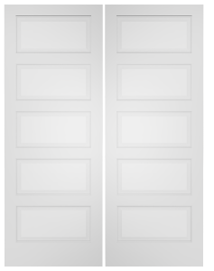 205H Wood 5 Panel  Ovolo Double Interior Door