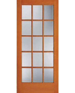 3-0 x 7-0x 84 15-Lite Exterior Fir Single Door, 1515