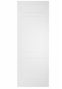 7936 Wood 3 Panel  Transitional Shaker Single Interior Door