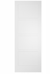 794L Wood 4 Panel  Contemporary Modern Shaker Single Interior Door