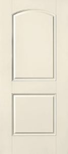 2 Panel Soft Arch Smooth Star, Single Door