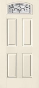 Wellesley Camber Top Lite 4 Panel Smooth Star, Single Door