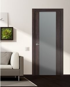 Prefinished Avon 202 Vetro Veralinga Oak Modern Interior Single Door