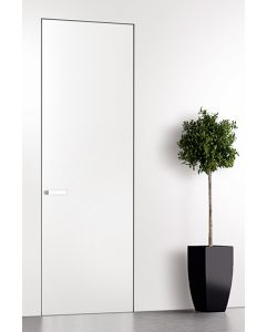 Prefinished Optima Snow White Modern Interior Single Door with Invisible Frame