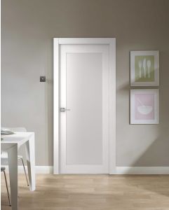 Prefinished Smart Pro 207 Vetro Polar White Modern Interior Single Door
