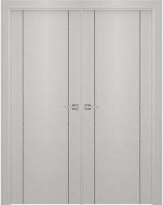 Prefinished Smart Pro 2U Polar White Modern Interior Double Door