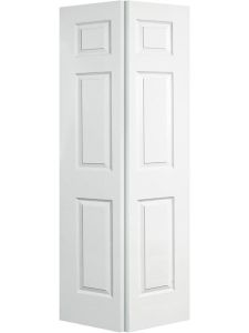 Colonial White Grained 6 Panel Moulded Door 32/"X80/"-COLLECTION ONLY