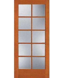 6-8 10-Lite Exterior Fir Single Door, 1510