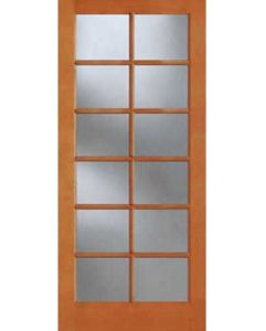 8-0 12-Lite Exterior Fir Single Door, 1512