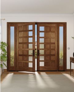 Great deals on Oakridge Minis - 15-Lite Double French Doors with Frame and  Trim - 3' x 7' Scale Size - 1 Scale 1:12 Model Miniature - 1032-12