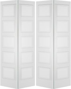 Raised 5 Panel Contemporary Modern Bifold 4 Door | GP510