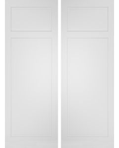Raised 2 Panel Interior Double Door | GP223