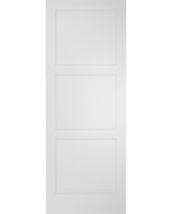 Raised 3 Panel  Contemporary Modern Interior Single Door | GP310