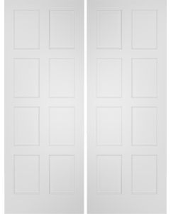 Raised 8 Panel Interior Double Door | GP801