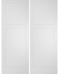 2 Panel Flat Interior Double Door | PN223