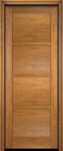 4 Panel Windermere Shaker Mahogany  Single Door