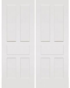 5 Panel Flat Interior Double Door | PN501