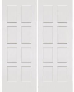 8 Panel Flat Interior Double Door | PN801