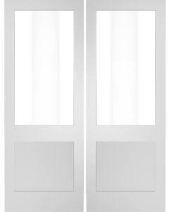 2/3 Lite 1 Panel Interior Double Door | PNG20101