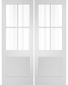4 Lite SDL 2/3 Lite 1 Panel Interior Double Door | PNG20104
