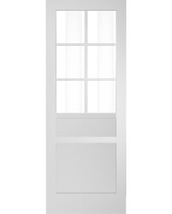 6 Lite SDL 1/2 Lite 2 Horizontal Panel Interior Single Door | PNG30106