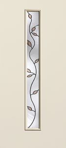 Smooth Fiberglass Door Linea Centered Avonlea 6'8