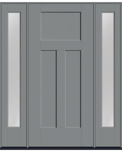 Door Destination 60'' x 80'' Paneled Fiberglass Front Entry Doors