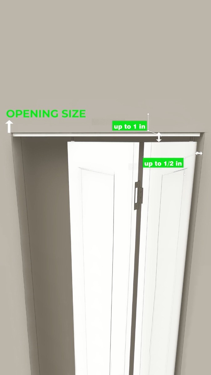 Get the perfect fit with our bifold door sizing guide. Follow