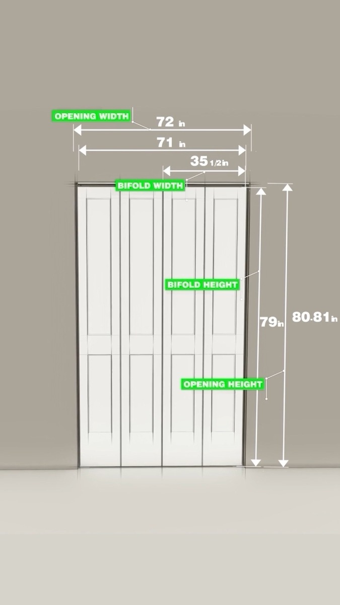 Get the perfect fit with our bifold door sizing guide. Follow expert  instructions and accurate measurements for an optimal installation., Sizing a Rough Opening for Bifold Doors: A Complete Guide